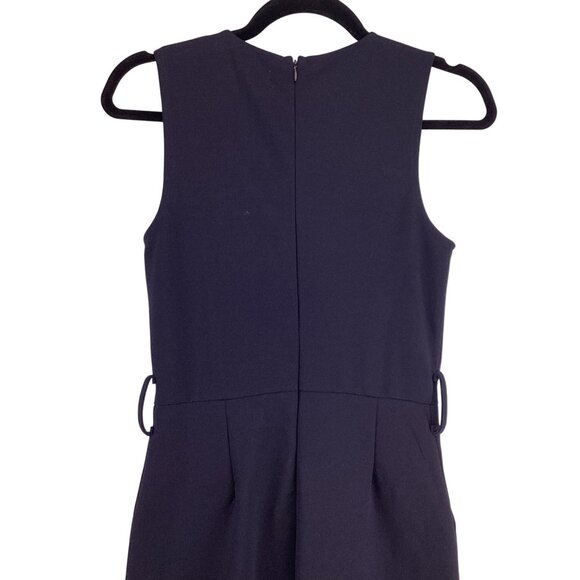 Bishop + Young Navy Pants Jumpsuit Size XS Xsmall Rachel Crop NWT Blue Sleeveles - Picture 6 of 10